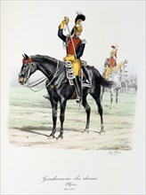 'Gendarmerie des Chasses', 1815-30. Artist: Eugene Titeux