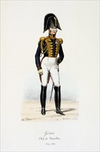 'Génie, Chef de Bataillon', 1814-30. Artist: Eugene Titeux