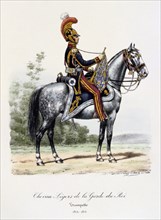 'Chevau-Légers de la Garde du Roi, Trumpeter', 1814-15. Artist: Eugene Titeux