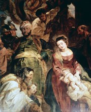 'Adoration of the Magi' (detail), 1624. Artist: Peter Paul Rubens