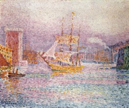 'The Harbour at Marseilles', 1907. Artist: Paul Signac