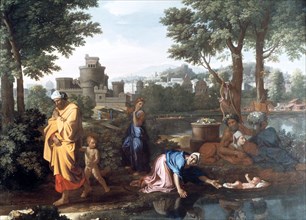 'The Exposition of Moses', 1654. Artist: Nicolas Poussin