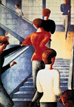 'Stairs to the Bauhaus', 1932. Artist: Oskar Schlemmer
