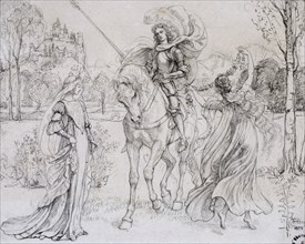 Greeting the Knight', c1880-1932. Artist: Armand Point