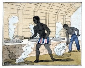 'Boiling and Cooling the Sugar', 1826. Artist: Amelia Alderson Opie