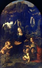 'Madonna of the Rocks', 1482-1486. Artist: Leonardo da Vinci