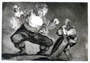 'Simpleton', 1819-1823. Artist: Francisco Goya