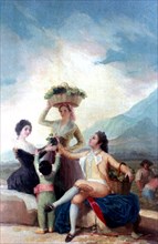 'The Grape Harvest', 1786-1787. Artist: Francisco Goya
