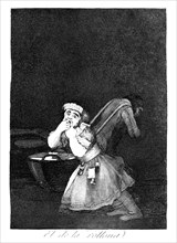 'Nanny's boy', 1799. Artist: Francisco Goya