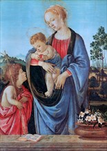 'The Virgin and Child with Saint John', 1480. Artist: Filippino Lippi