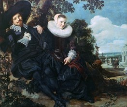 'Married Couple in a Garden', c1622. Artist: Frans Hals