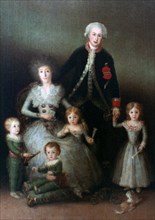 'The Duke of Osuna and his Family', 1788. Artist: Francisco Goya