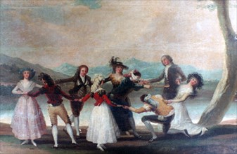 'Blind Man's Buff', 1788-1789. Artist: Francisco Goya