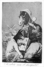 'Might not the pupil know more?', 1799. Artist: Francisco Goya