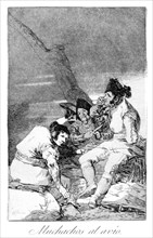 'Lads making ready', 1799. Artist: Francisco Goya