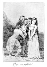 'What a sacrifice!', 1799. Artist: Francisco Goya