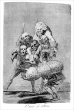 'What one does to another', 1799. Artist: Francisco Goya