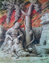 'Samson and Delilah', c1500. Artist: Andrea Mantegna
