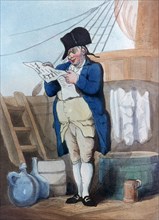 'Ship's Stores Clerk', 1799. Artist: Thomas Rowlandson