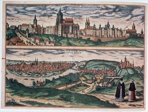'View of Prague', c1572. Artist: Joris Hoefnagel