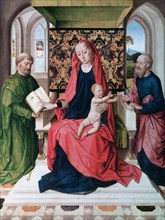 'The Virgin and Child with Saints', 1460's. Artist: Dieric Bouts
