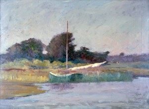'Lone Boat', c1868-1917. Artist: Walter Clark
