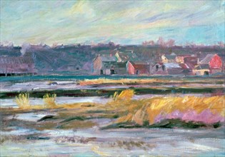 'Connecticut Marshes', c1868-1917. Artist: Walter Clark