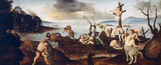 'The Return from the Hunt', 1505-1507.  Artist: Piero di Cosimo