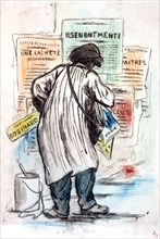 'The Poster Man', c1900-1919. Artist: Henri Boutet