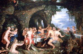 'Feast of Achelous', c1615. Artist: Jan Brueghel the Elder