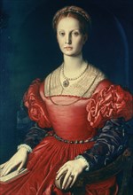 'Lucrezia Panchiatichi', c1540. Artist: Agnolo Bronzino