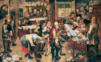 'The Collector of Tithes', 1618. Artist: Pieter Brueghel the Younger