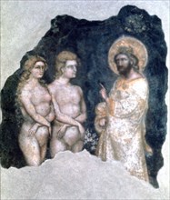 'Adam and Eve', 1357. Artist: Guariento