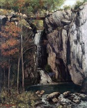'The Chasm at Conches', 1864. Artist: Gustave Courbet