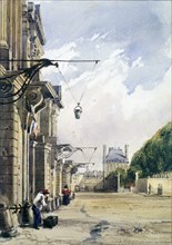 'Rue de Rivoli, near the Tuileries, Paris', 1831 Artist: William Callow