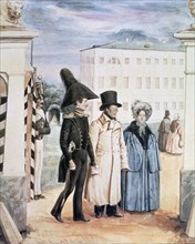 'The Walk', 1837. Artist: Pavel Andreevich Fedotov
