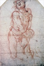 'Figure Study', 1560-1609. Artist: Annibale Carracci
