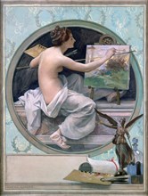 'Allegory', 1856-1923. Artist: Francois Flameng