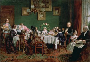 'Many Happy Returns of the Day', 1856. Artist: William Powell Frith