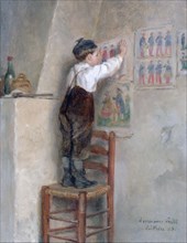 'In the Classroom', 1883. Artist: Pierre Edouard Frere