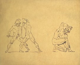 'Fighting Figures', 1844-1924. Artist: Anatole France