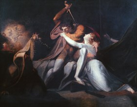 'Percival Delivering Belisane...', exhibited 1783. Artist: Henry Fuseli