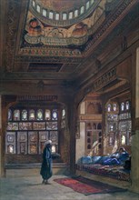 'The Harem of Sheikh Sadat, Cairo', 1870. Artist: Frank Dillon