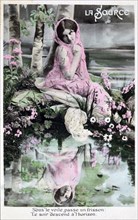 'Spring', vintage French postcard, c1900. Artist: Unknown