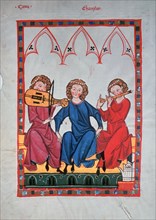 Musicians, 1304-1340. Artist: Unknown