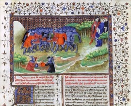 Battle of Cocherel, 1364, (15th century). Artist: Unknown
