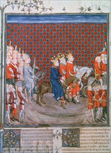 King Charles IV entering Paris, (1375-1379). Artist: Unknown