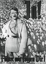 Adolf Hitler, German propaganda poster, c1933-1945. Artist: Unknown