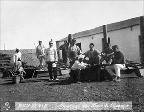 The French Foreign Legion on manoeuvres, Boudenib, Morocco, 1911. Artist: Unknown