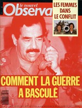 Front cover of Le Nouvel Observateur, Febuary 1991. Artist: Unknown